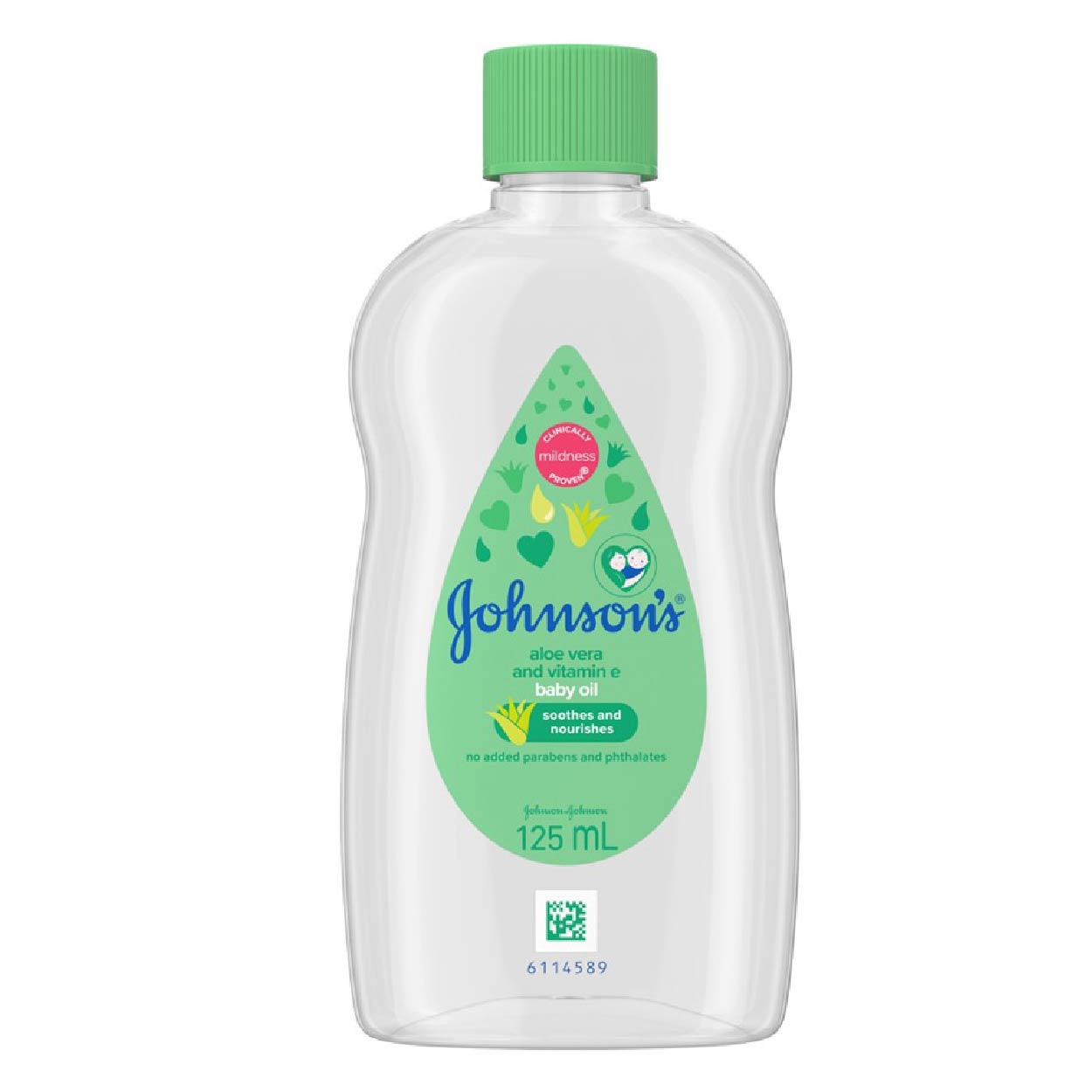 Johnsons Baby Oil Aloe Vera & Vitamin E 125ml