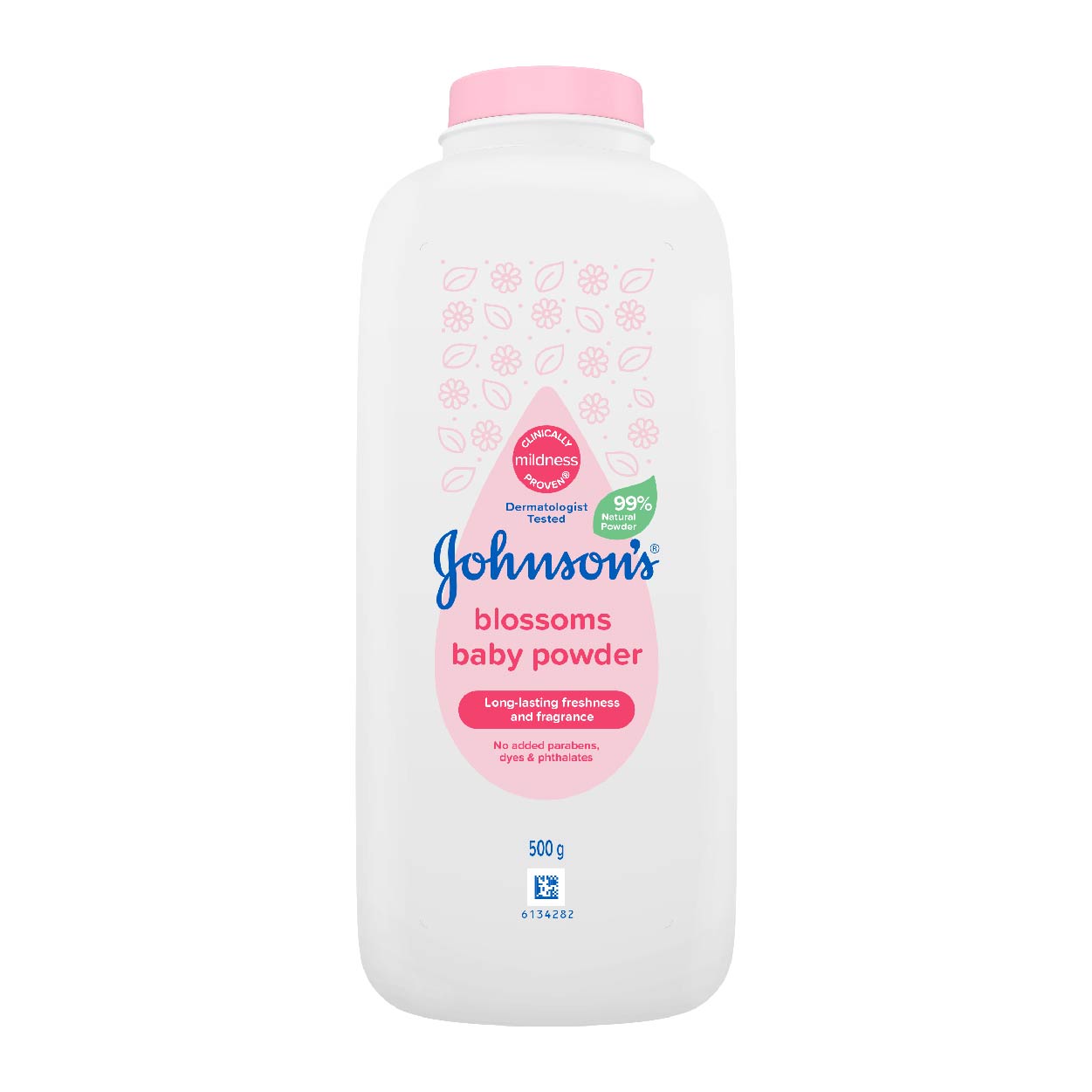 Johnsons Baby Powder Pink Blossoms 500g
