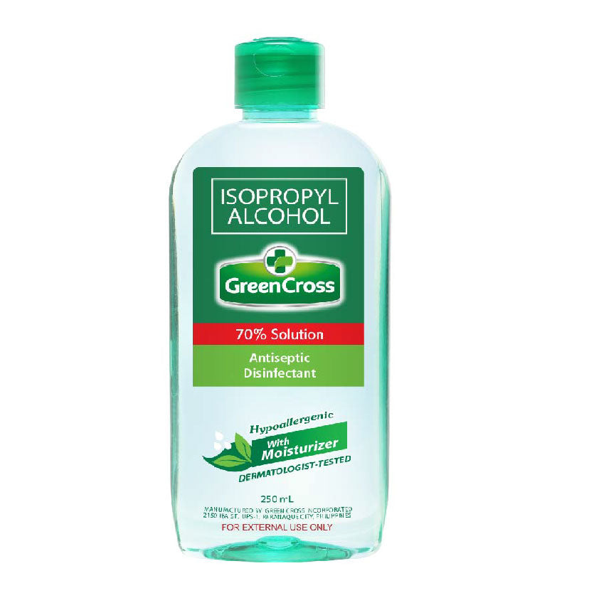 Green Cross 70% Isopropyl Alcohol with Moisturizer 250ml