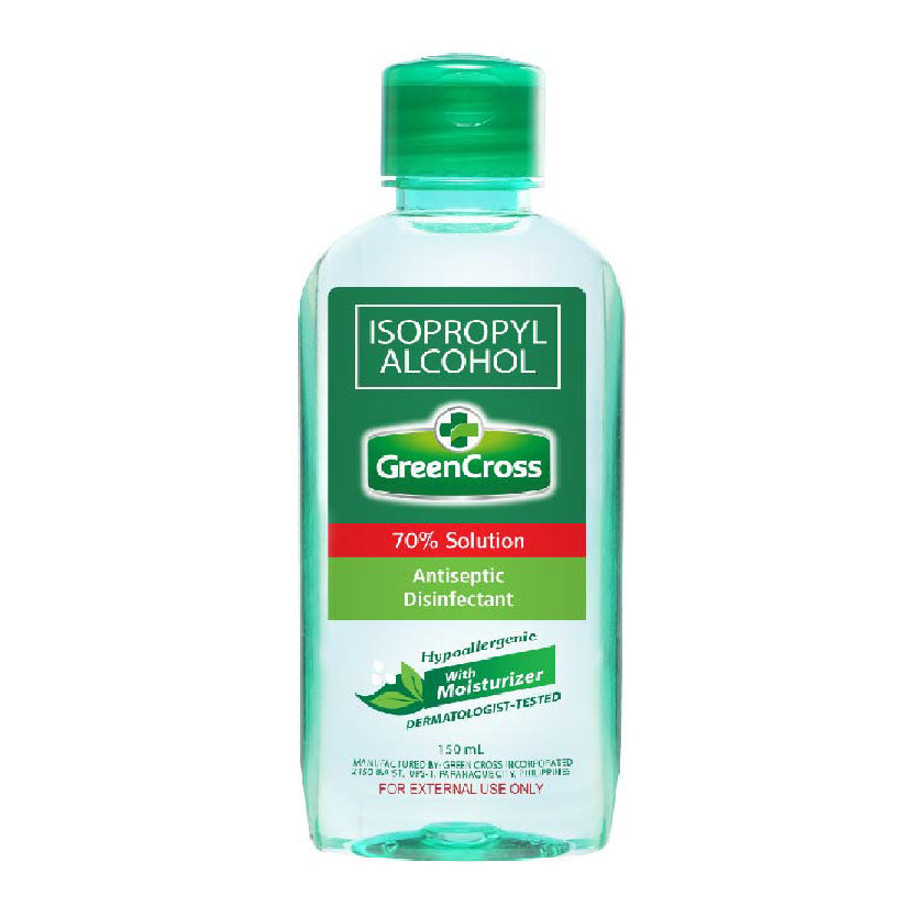 Green Cross 70% Isopropyl Alcohol with Moisturizer 150ml