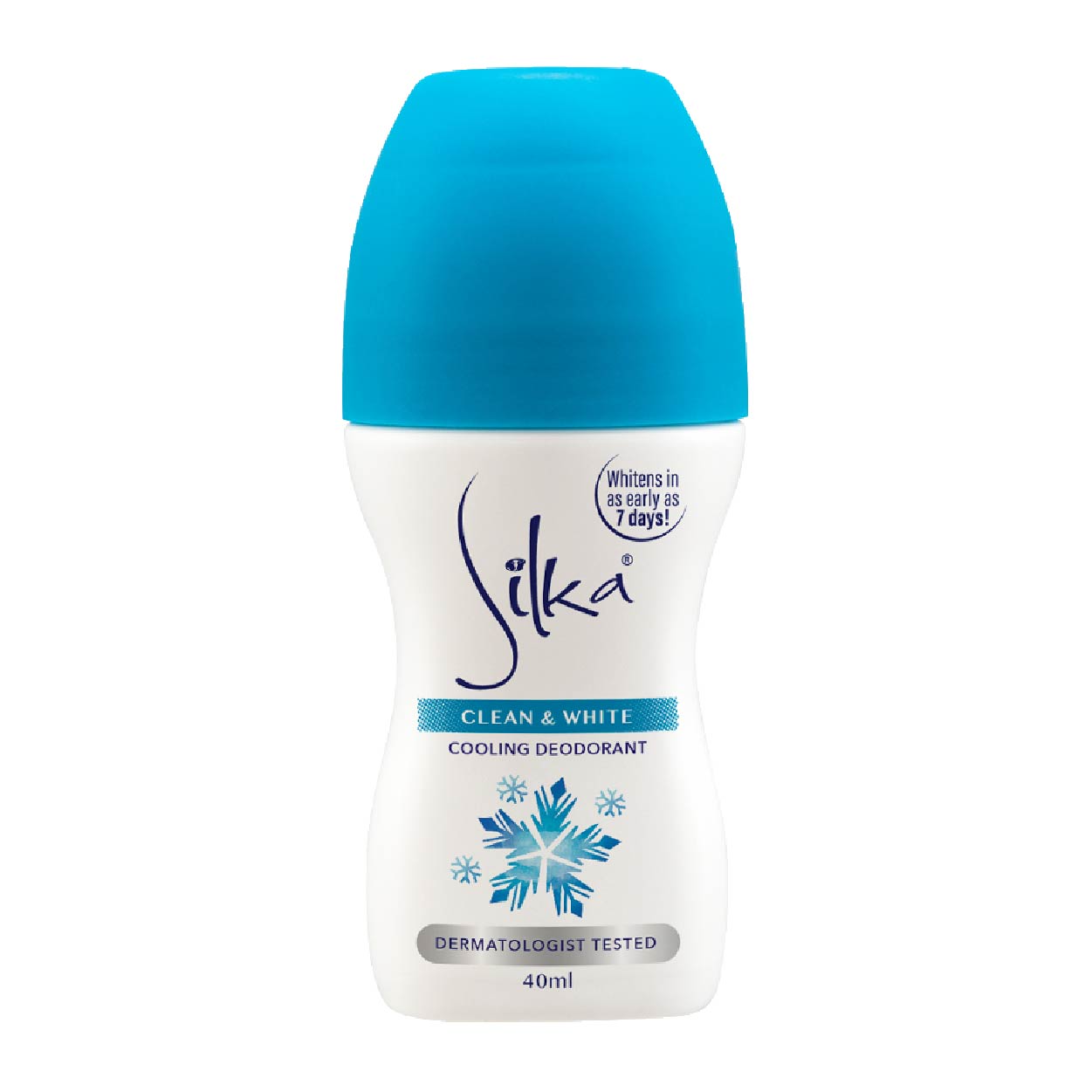 Silka Cooling Deodorant Clean & White 40ml