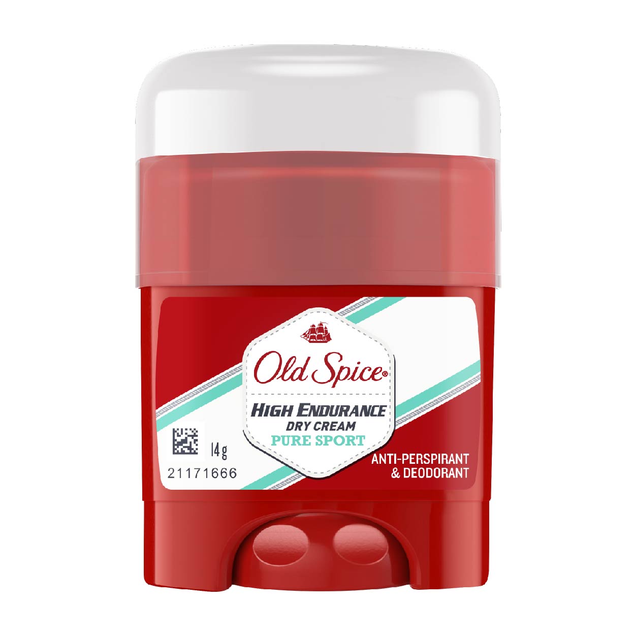 Old Spice High Endurance Deodorant Dry Cream Pure Sport 14g
