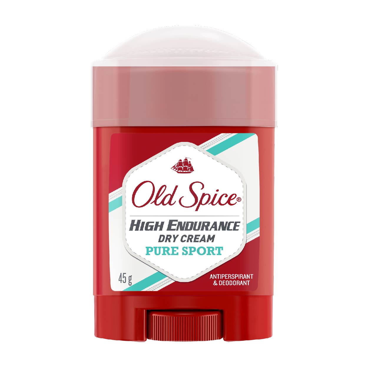 Old Spice High Endurance Deodorant Dry Cream Pure Sport 45g
