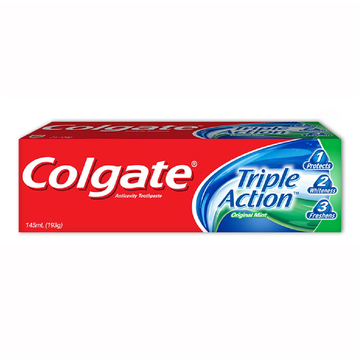 Colgate Toothpaste Triple Action Original Mint 193g