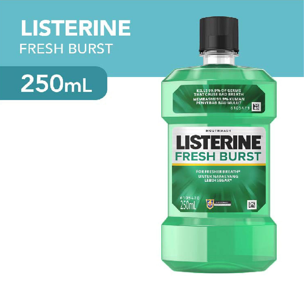 Listerine Fresh Burst Mouthwash 250ml