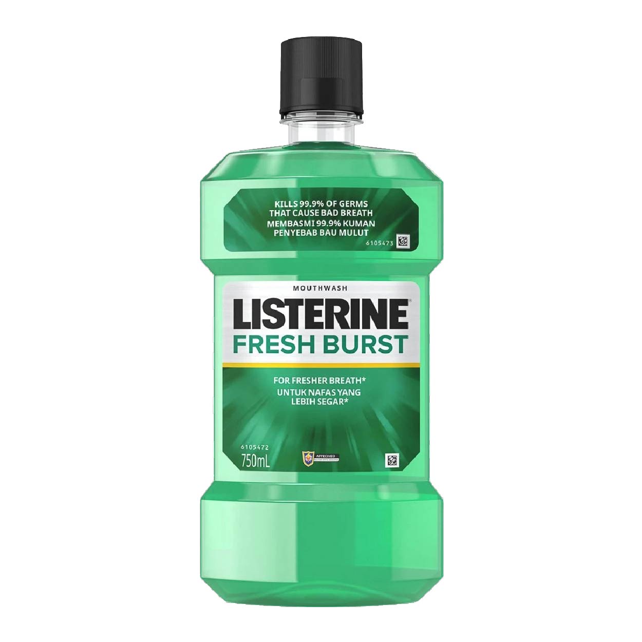 Listerine Fresh Burst Mouthwash 750ml