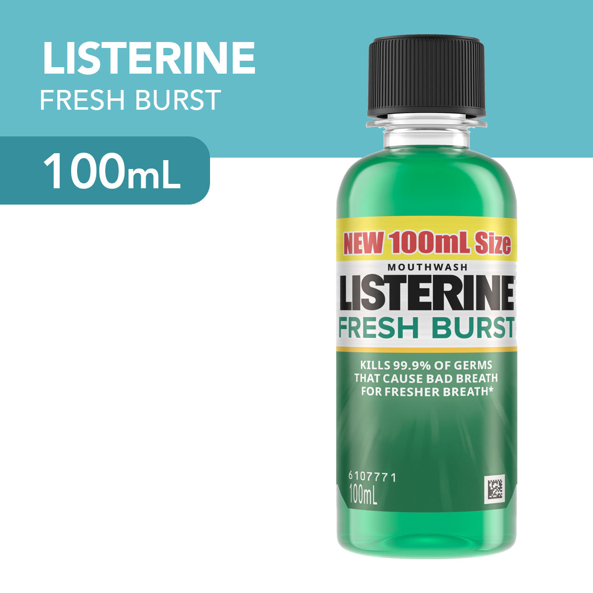 Listerine Fresh Burst Mouthwash 100ml