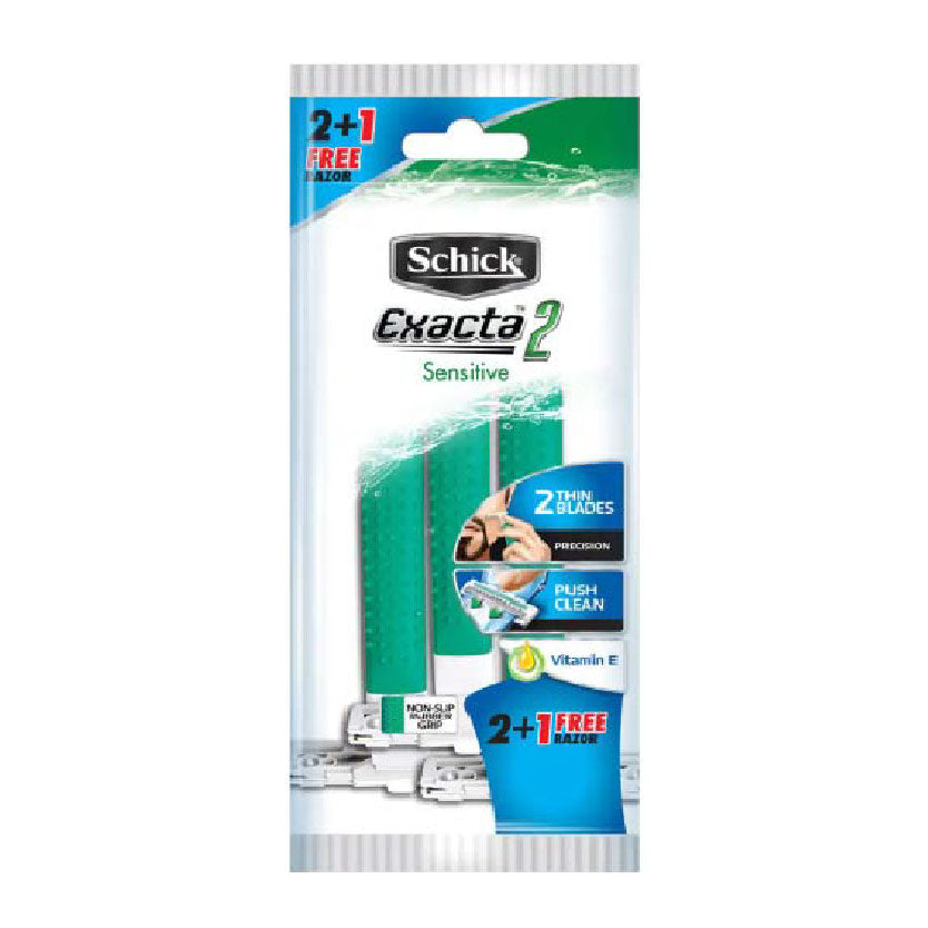 Schick Razor Exacta 2 Green 2+1