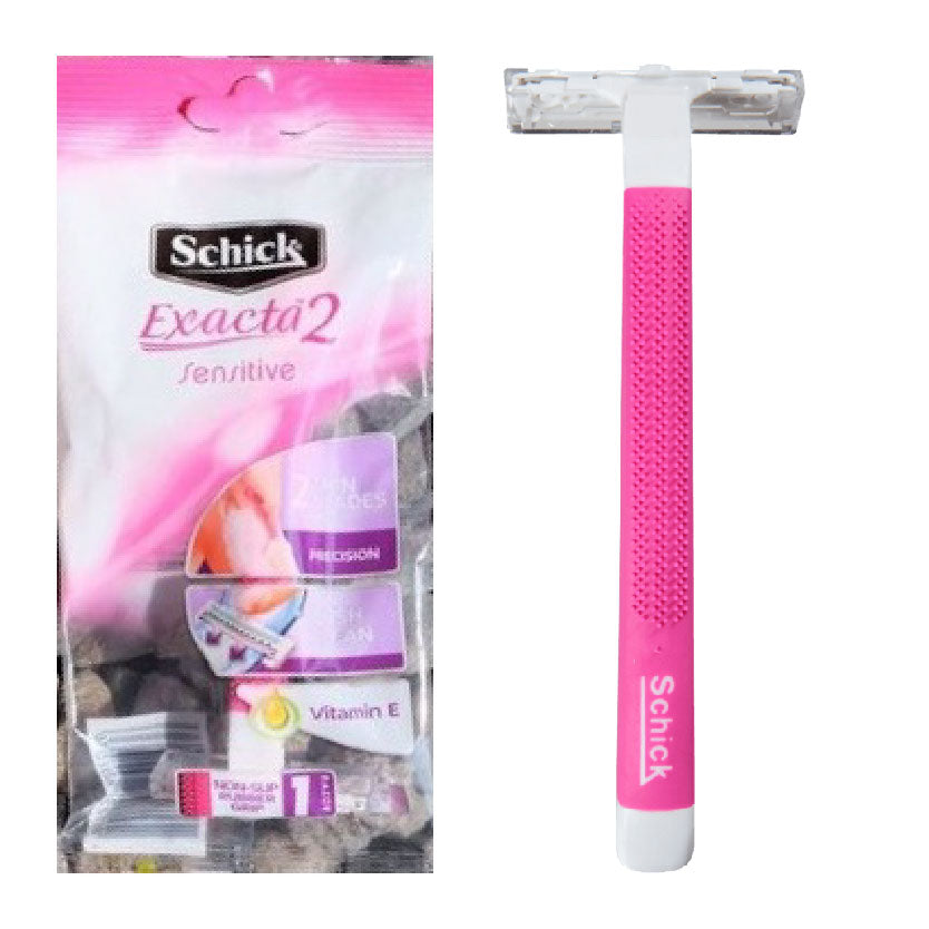 Schick Razor Exacta 2 Women Pink Hanger