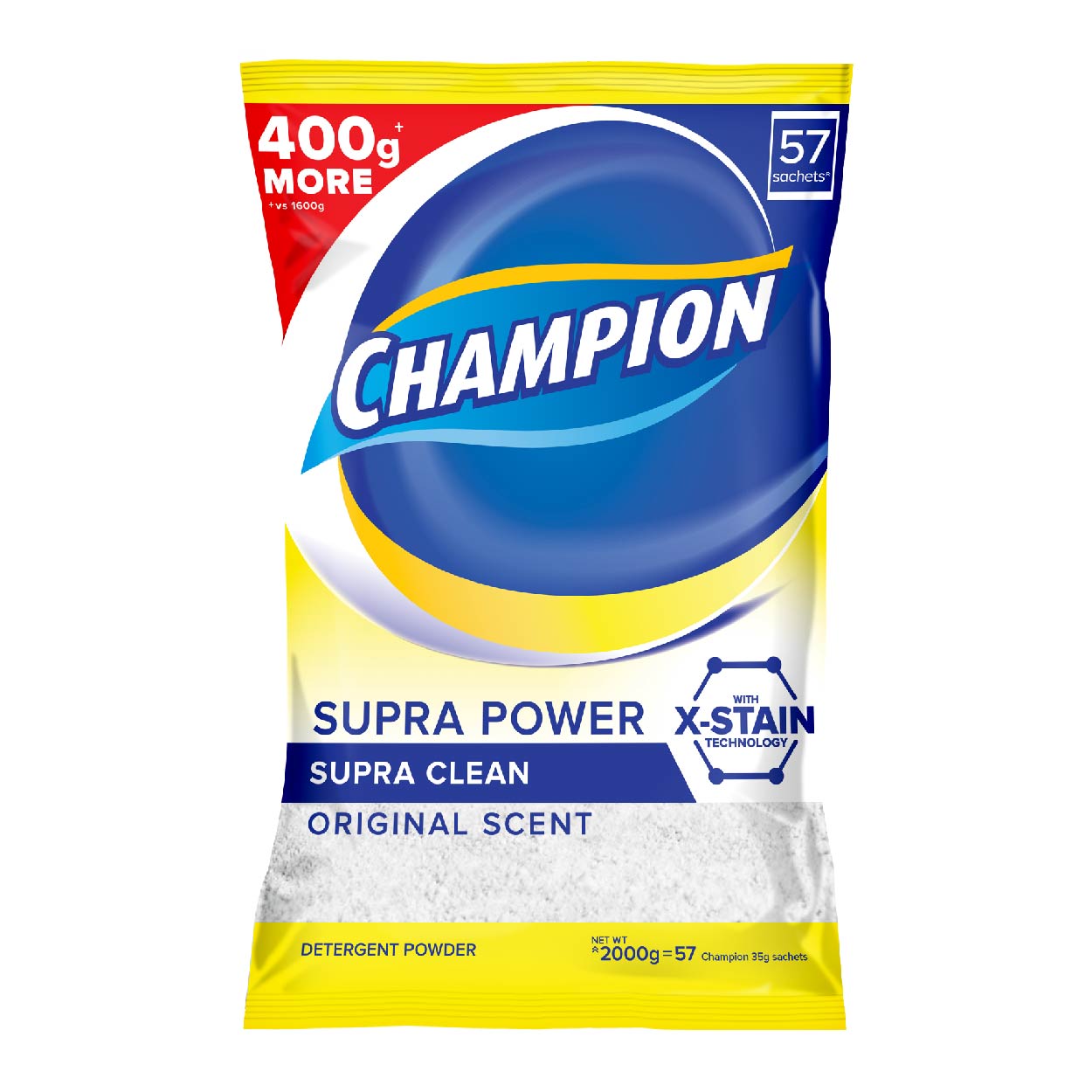 Champion Detergent Powder Supra Original 2kg