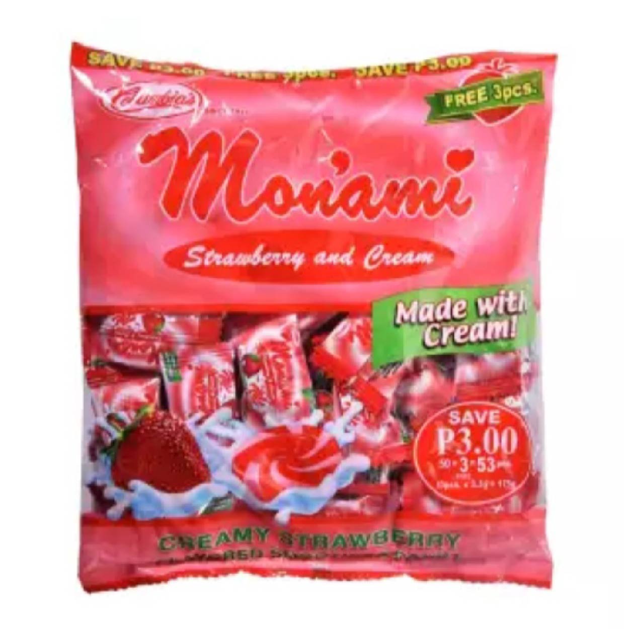 Monami Strawberry Candy 50s