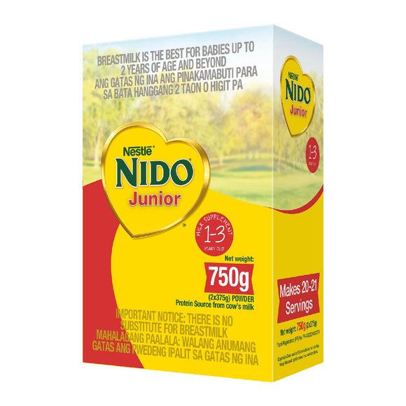 Nido Junior Milk Supplement 1-3 years old 750g