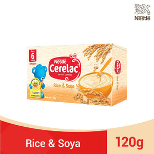 Nestle Cerelac Infant Cereals Rice and Soya 120g