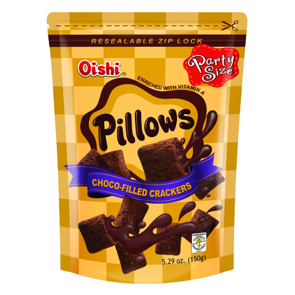 Oishi Pillows Choco Crackers 150g