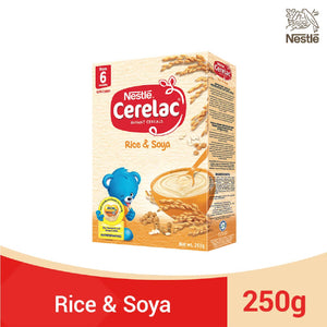 Nestle Cerelac Infant Cereals Rice and Soya 250g