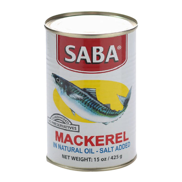 Saba Mackerel in Natural Oil 425g