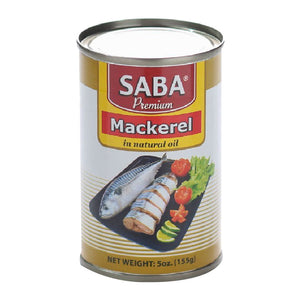 Saba Premium Mackerel in Natural Oil 155g
