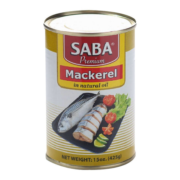Saba Premium Mackerel in Natural Oil 425g