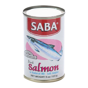 Saba Pink Salmon in Natural Oil 155g