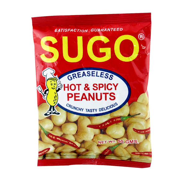 Sugo Greaseless Hot & Spicy Peanuts 50g
