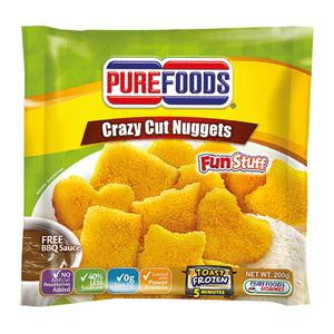 Purefoods Chicken Nuggets FunStuff Crazy Cut BBQ Sauce 200g