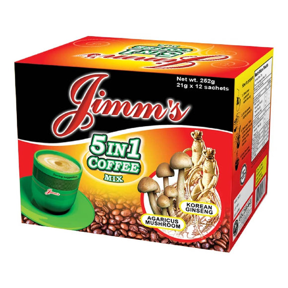 Jimm's 5in1 Coffee Mix 12x21g