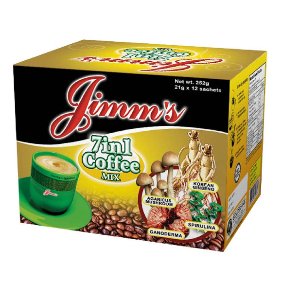 Jimm's 7in1 Coffee Mix 12x21g