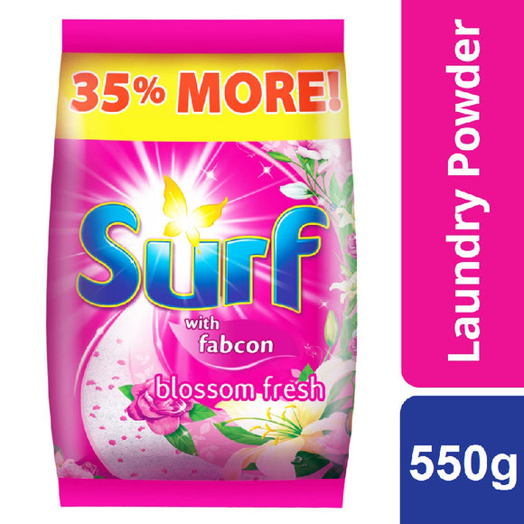 Surf Powder Detergent with Fabric Conditioner Blossom Fresh 550g