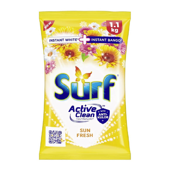 Surf Powder Detergent Anti-Kulob Sun Fresh 1.1kg