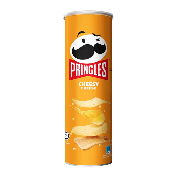 Pringles Potato Crisps Cheesy Cheese 134g