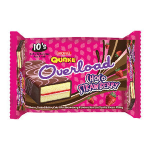 Jack n Jill Quake Overload Bar Choco Strawberry10x30g