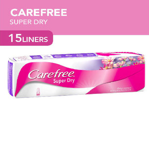 Carefree Super Dry Pantyliner Flats 15s