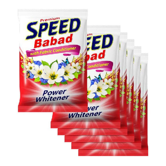Speed Detergent Powder Fabric Conditioner Power Whitener 6x55g