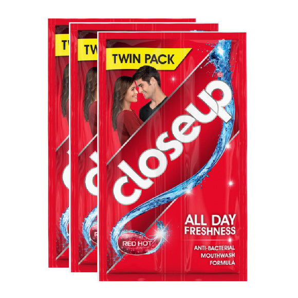 Close Up Toothpaste Red Hot 3x20g