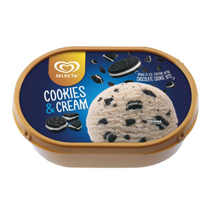 Selecta Cookies & Cream Ice Cream 750ml