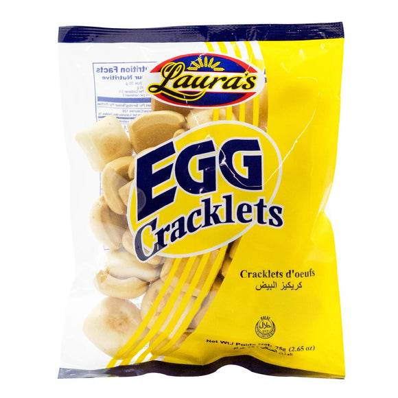 Laura's Egg Cracklet Crackers 75g