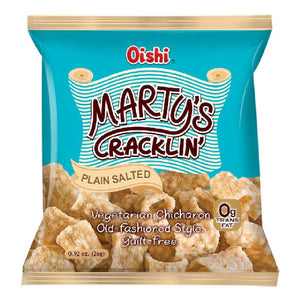 Oishi Martys Cracklin' Plain Salted 26g