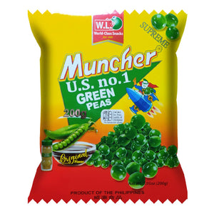 Muncher Green Peas Original 200g