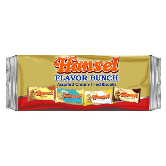 Rebisco Hansel Flavor Bunch Assorted Biscuts 10x31g