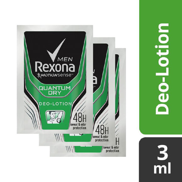Rexona Men Deodorant Lotion Quantum Dry 3x3ml