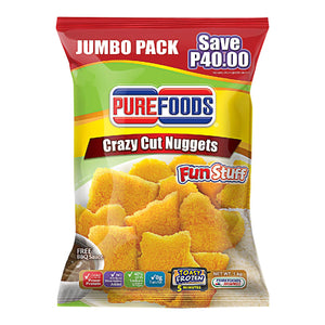 Purefoods Chicken Nuggets FunStuff Crazy Cut BBQ Sauce Jumbo 1kg