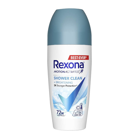Rexona Women Deodorant Roll On Shower Clean+Brightening 45ml