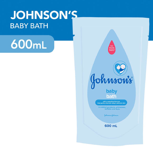 Johnsons Baby Bath Regular Refill 600ml
