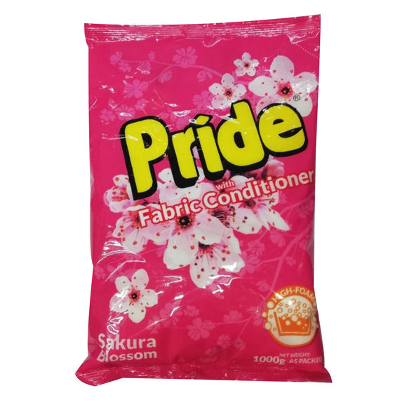 Pride Laundry Detergent with Fabric Conditoner Sakura Blossom 1kg