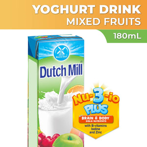 Dutch Mill Yoghurt Drink Mixed Fruits 180ml