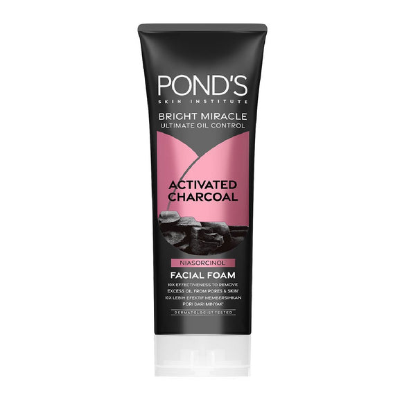 Pond's Bright Miracle Facial Foam Activated Charcoal 50g