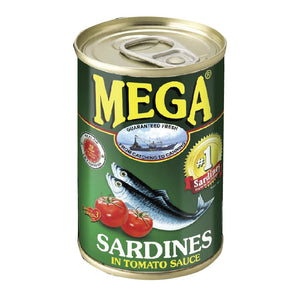Mega Sardines in Tomato Sauce Easy Open 425g