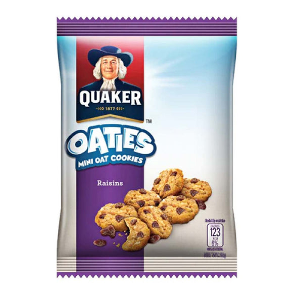 Quaker Oaties Raisins Mini Oat Cookies 28g