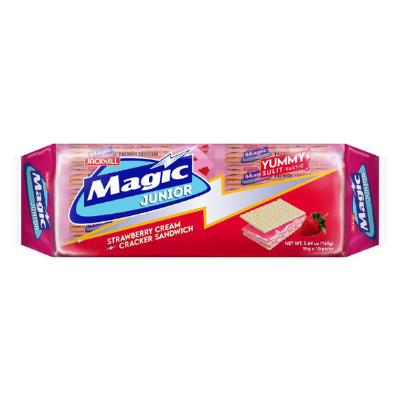 Magic Junior Strawberry Cream Cracker Sandwich 10x16g