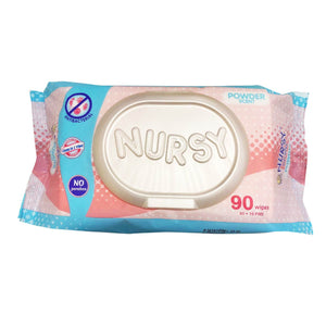 Nursy Baby Wipes Powder Scent 90s